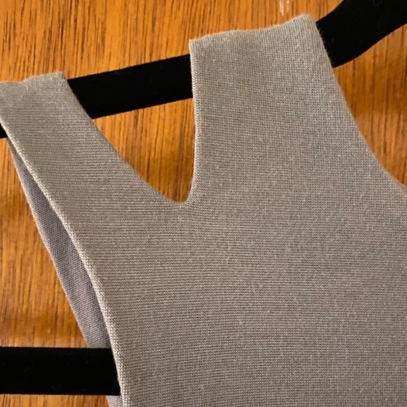 French Connection Cutout BodyCon Dress - IN GRAY / GREIGE - Picture 6 of 9